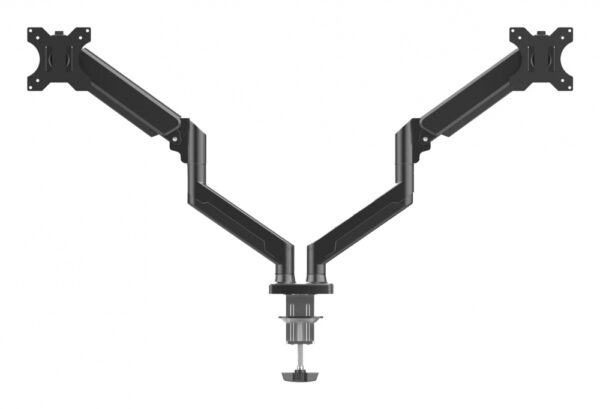 BRAZO DE SOPORTE PARA MONITOR NACEB (NA-0214) NEGRO, MONTAJE DE MESA, P/PANTALLA 10"-32", DOBLE - Imagen 4