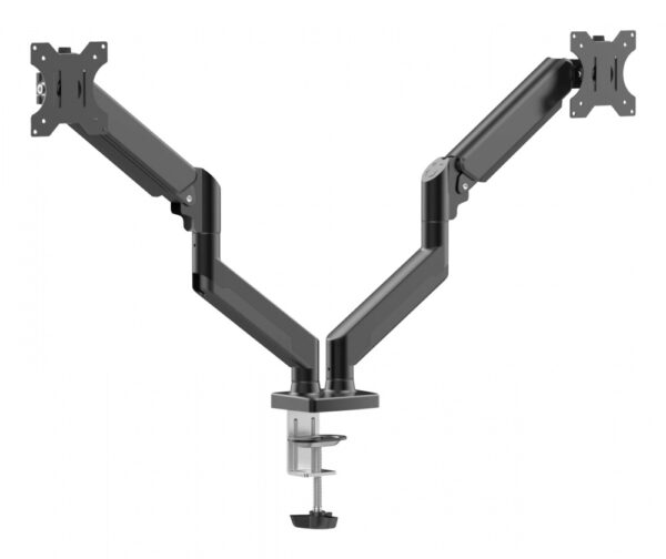 BRAZO DE SOPORTE PARA MONITOR NACEB (NA-0214) NEGRO, MONTAJE DE MESA, P/PANTALLA 10"-32", DOBLE - Imagen 5