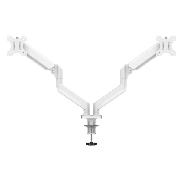 BRAZO DE SOPORTE PARA MONITOR NACEB (NA-0215) BLANCO, MONTAJE DE MESA, P/PANTALLA 10"-32", DOBLE - Imagen 4