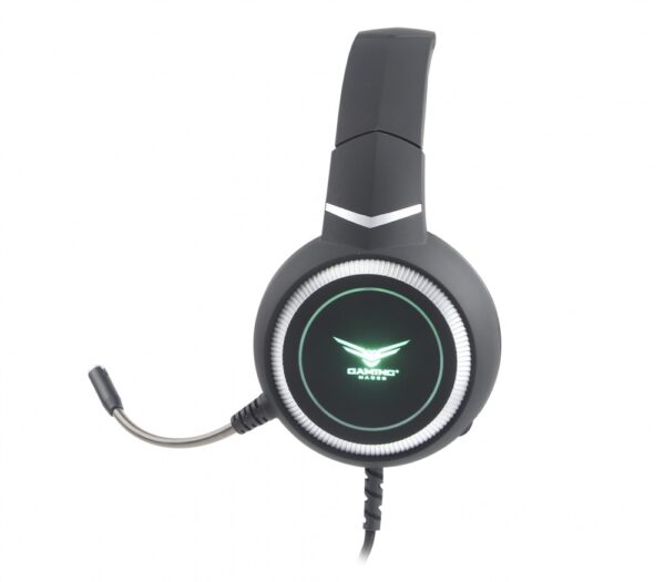 AUDIFONOS NACEB (NA-0311) DIADEMA,MICROFONO,3.5,USB,RETROILUMINADO,NEGRO - Imagen 2