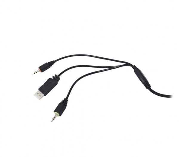AUDIFONOS NACEB (NA-0311) DIADEMA,MICROFONO,3.5,USB,RETROILUMINADO,NEGRO - Imagen 3