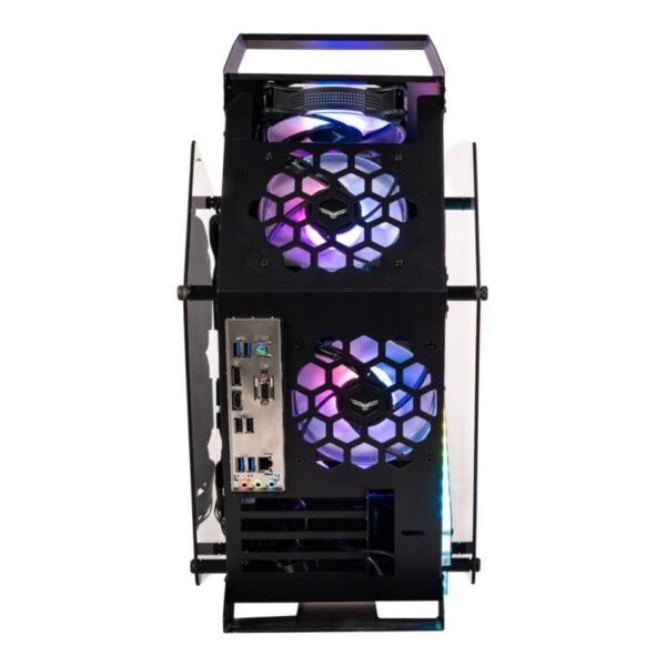 GABINETE NACEB (NA-0641) GAMER OLYMPIAN, M-ATX, ITX, CRISTAL TEMPLADO / LATERAL, FRONTAL Y SUPERIOR - Imagen 5
