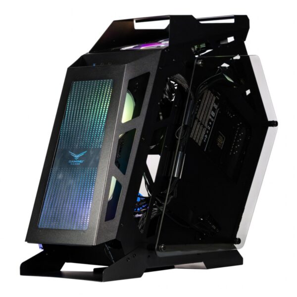 GABINETE NACEB (NA-0641) GAMER OLYMPIAN, M-ATX, ITX, CRISTAL TEMPLADO / LATERAL, FRONTAL Y SUPERIOR - Imagen 4