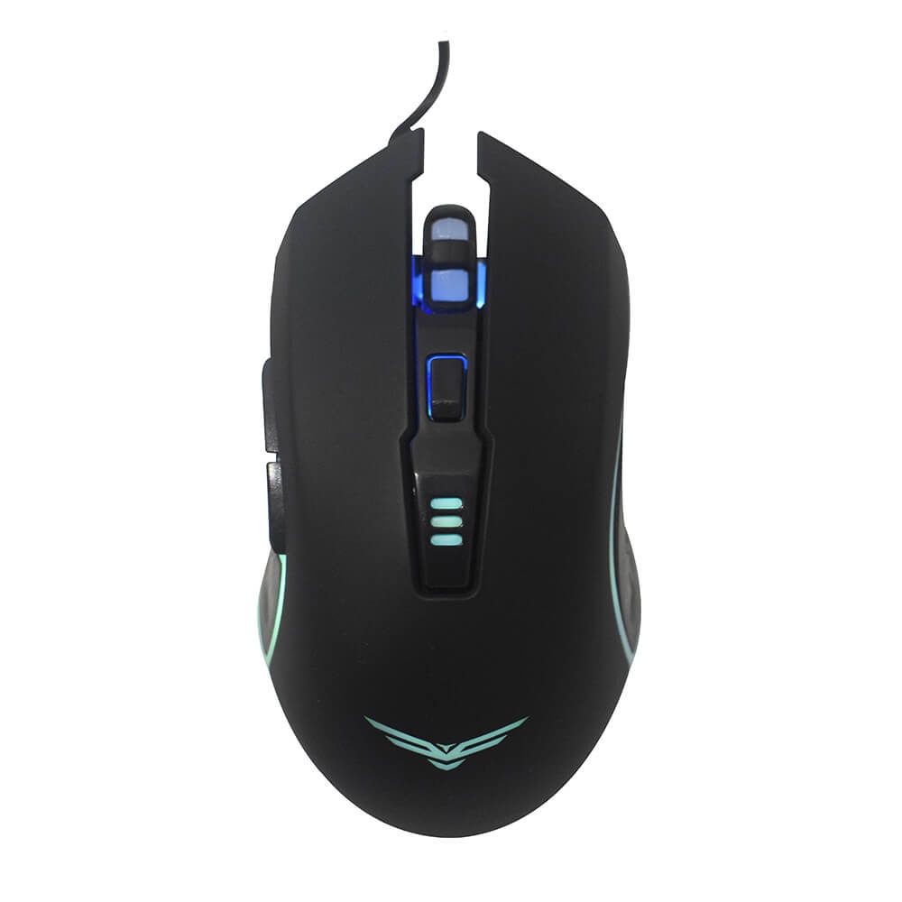 MOUSE GAMING NACEB (NA-0937) HORUS,RGB, 1000 DPI,USB,NEGRO