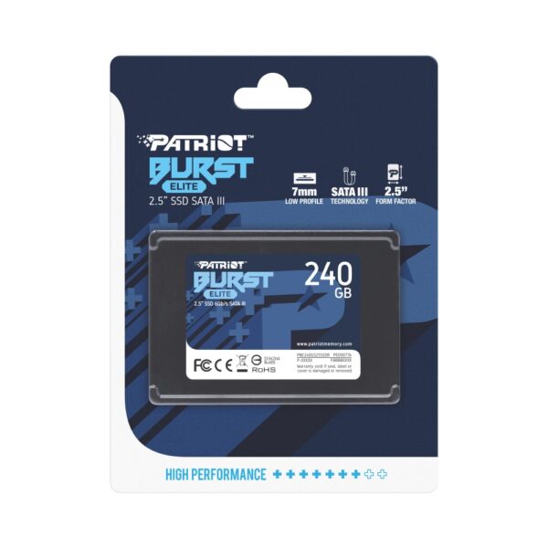 SSD PATRIOT BURST ELITE 240GB SATA III 2.5" - Imagen 4