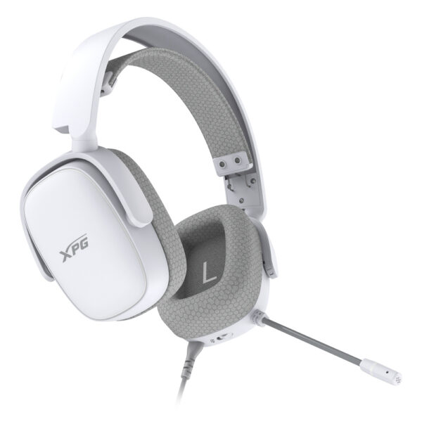 DIADEMA ADATA GAMER XPG ALAMBRICA 1.3M 3.5MM MICROFONO OMNIDIRECCIONAL BLANCO XPG PRECOG S WHCWW - Imagen 2