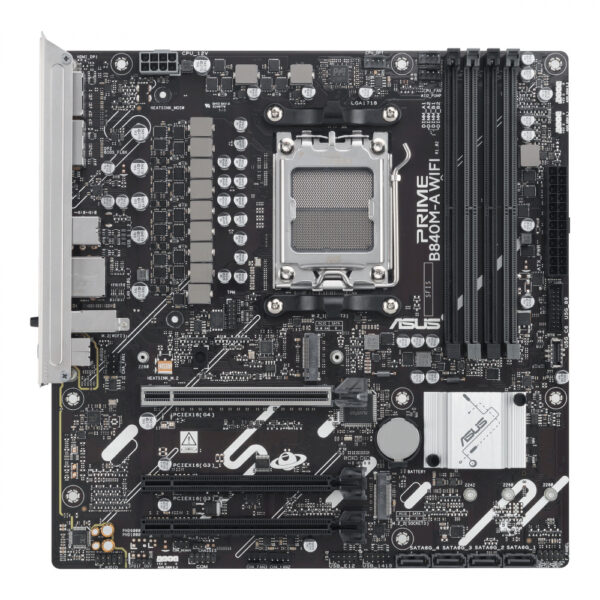 MOTHERBOARD ASUS (PRIME B840M-A WIFI) SOCKET AM5,4*DDR5,HDMI,2*DP,PCIE-4.0,WIFI6E, MICRO ATX - Imagen 3
