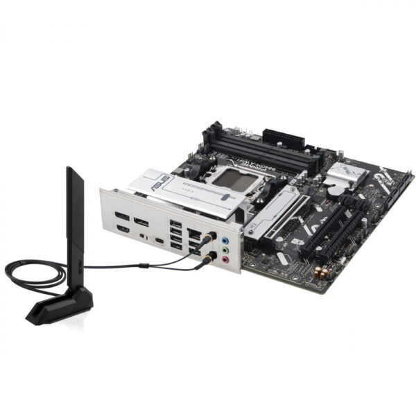 MOTHERBOARD ASUS (PRIME B840M-A WIFI) SOCKET AM5,4*DDR5,HDMI,2*DP,PCIE-4.0,WIFI6E, MICRO ATX - Imagen 6