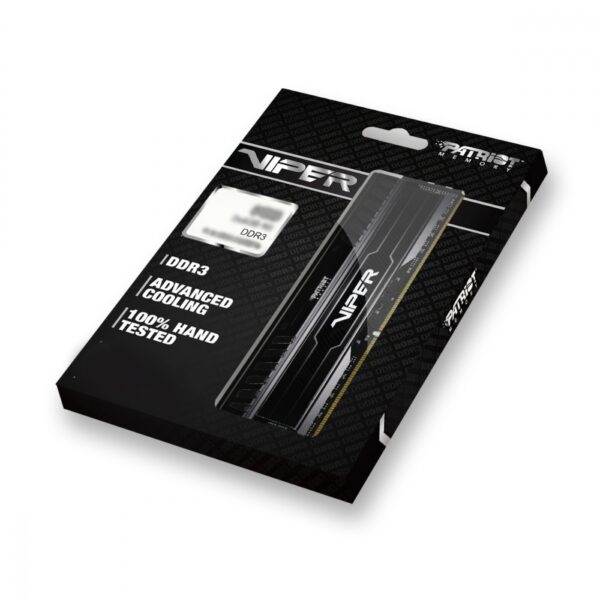 MEMORIA DIMM DDR3 PATRIOT (PV38G160C0) VIPER 3 8GB 1600MHZ, BLACK HEATSINK,CL10 - Imagen 3