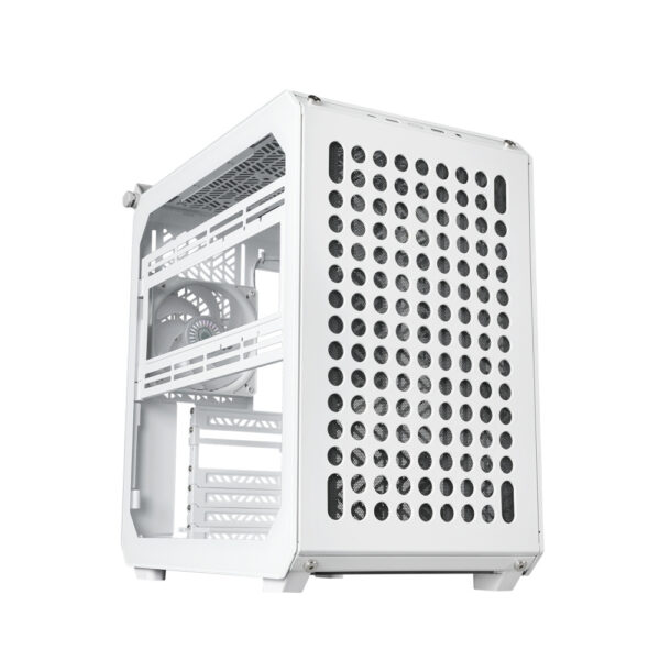 GABINETE COOLER MASTER Q500 QUBE 500 FLATPACK MODULAR BLANCO MEDIA TORRE Q500 WGNN S00 - Imagen 2