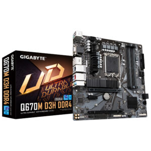 MB GIGABYTE Q670M D3H DDR4 1700, MATX