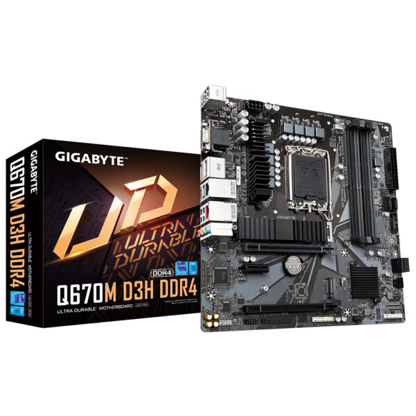 MB GIGABYTE Q670M D3H DDR4 1700, MATX