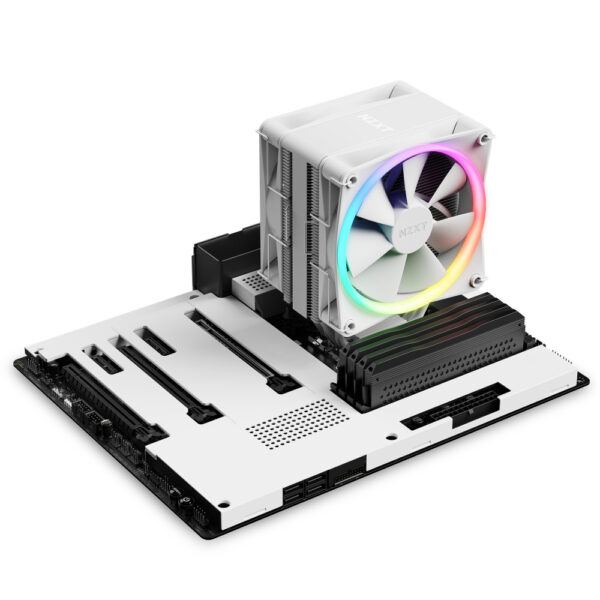 VENTILADOR CPU NZXT T120 RGB BLANCO - Imagen 3