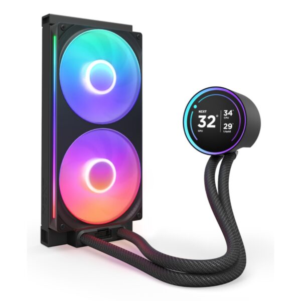 ELIQ NZXT KRAKEN ELITE 280 V2 RGB BLACK 280MM CON PANTALLA LED - Imagen 2