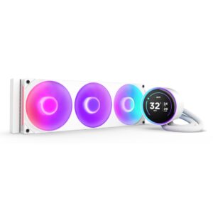 ELIQ NZXT KRAKEN ELITE 360 RGB V2 WHITE 360MM CON PANTALLA LED