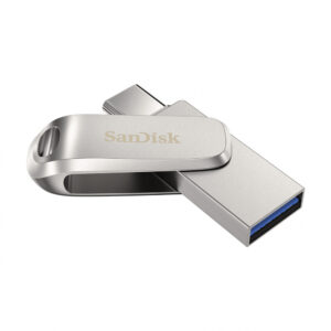 MEMORIA USB SANDISK 512GB (SDDDC4-512G-G46) DUAL DRIVE LUXE, METALICO, USB TYPE-C