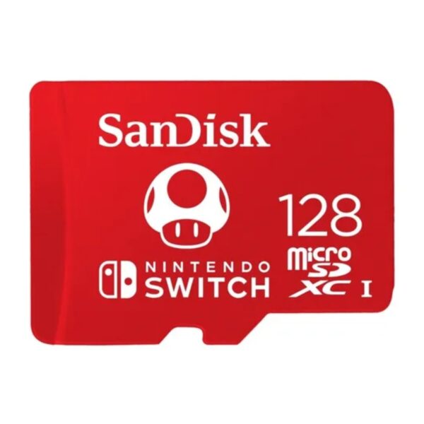 MEMORIA MICROSD SDXC SANDISK 128GB (SDSQXAO-128G-GNCZN) MICROSD NINTENDO SWITCH, NINTENDO CARD