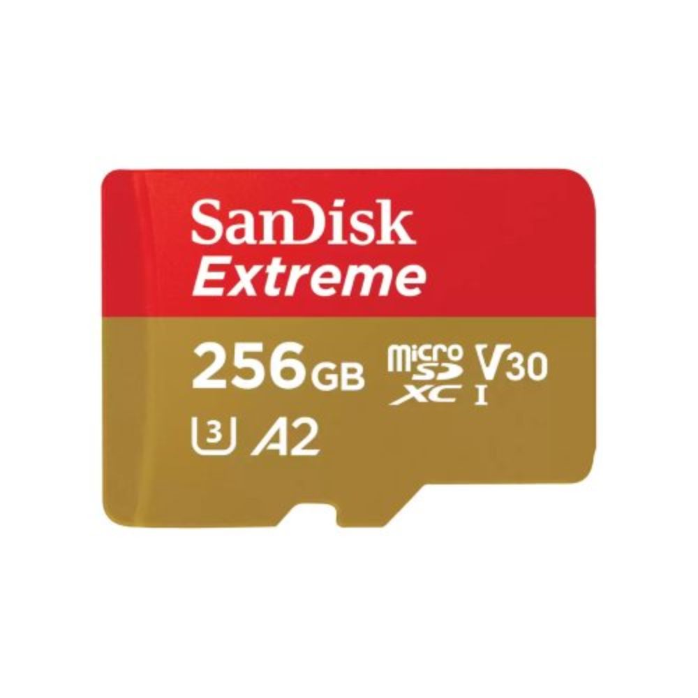 MEMORIA MICROSD SDXC SANDISK 256GB (SDSQXAV-256G-GN6MA) EXTREME MICROSD UHS-I CARD, EXTREME