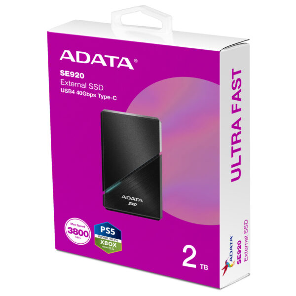 SSD EXTERNO ADATA SE920 2TB USB 3.2 2.0 NEGRO SE920 2TCBK - Imagen 9