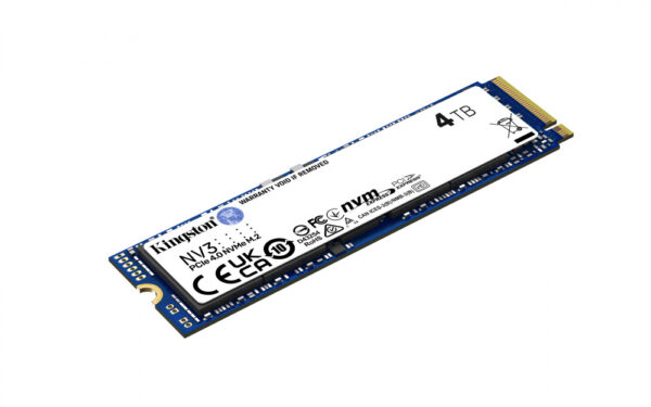 SSD INTERNO KINGSTON 4000G RENDIMIENTO PCIE NV3 M.2 2280 GEN 4 X 4 SNV3S 4000G - Imagen 3