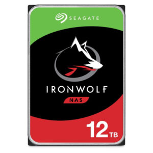 DISCO DURO INTERNO PARA NAS SEAGATE IRONWOLF 3.5 DE 1 A 8 BAHIAS 12TB SATA III 6GBIT S ST12000VN0008