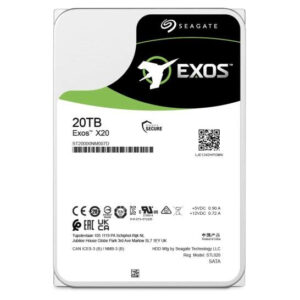DISCO DURO INTERNO SEAGATE EXOS ENTERPRISES X20 3.5 20TB SATA III 6GBS 7200RPM ST20000NM007D