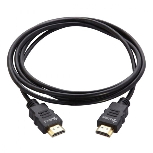 CABLE STYLOS (STACHD3B) HDMI MACHO - HDMI MACHO, 2 METROS, NEGRO, EN BOLSA