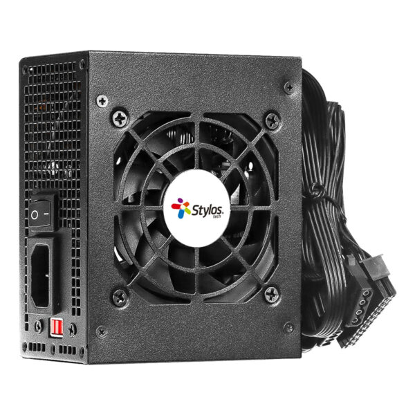 FUENTE DE PODER STYLOS (STFPSFX1B) SFX550W, SLIM, STANDARD, 115V, ENTRADA AC