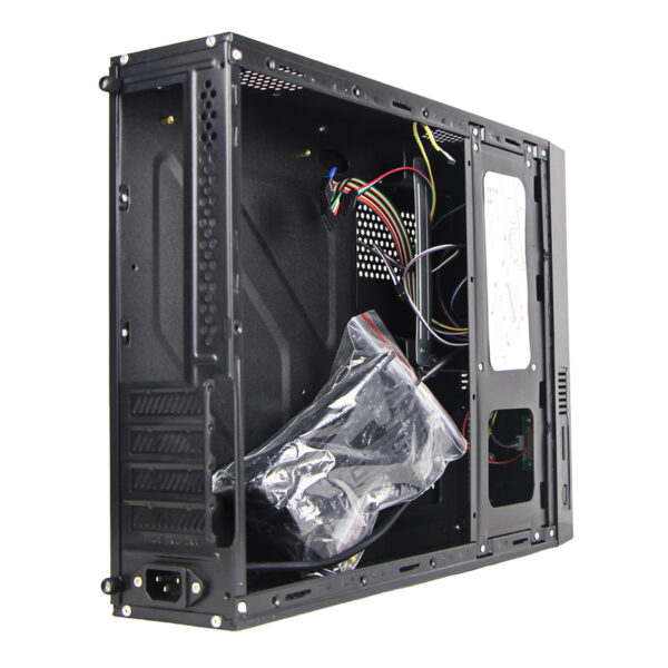 GABINETE STYLOS (STGAKL1B) KEELAN, MINI-ITX, 2*USB 1.0, USB 3.0, HD,RGB,FUENTE 550W, NEGRO - Imagen 3