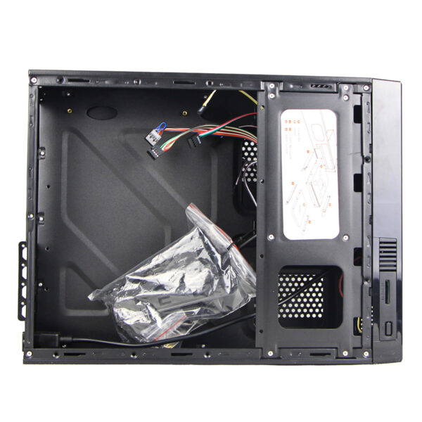 GABINETE STYLOS (STGAKL1B) KEELAN, MINI-ITX, 2*USB 1.0, USB 3.0, HD,RGB,FUENTE 550W, NEGRO - Imagen 4