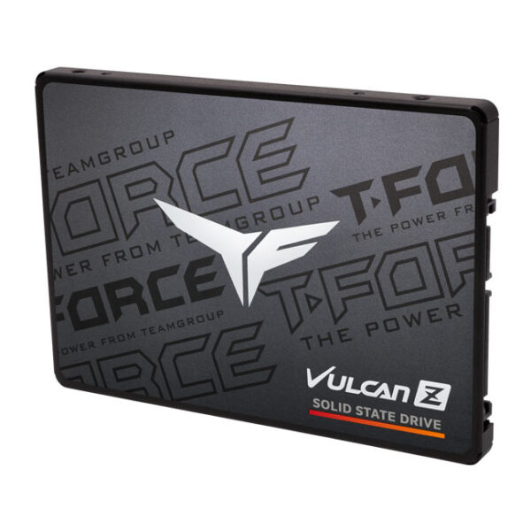 SSD INTERNO TEAMGROUP T FORCE VULCAN 256GB 2.5 SATA III 3D NAND 520 450 MBs NEGRO T253TZ256G0C101 - Imagen 3