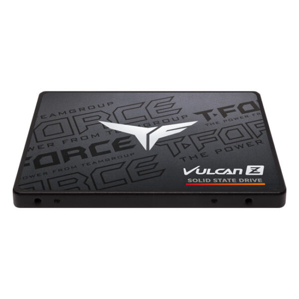 SSD INTERNO TEAMGROUP T FORCE VULCAN 256GB 2.5 SATA III 3D NAND 520 450 MBs NEGRO T253TZ256G0C101 - Imagen 2