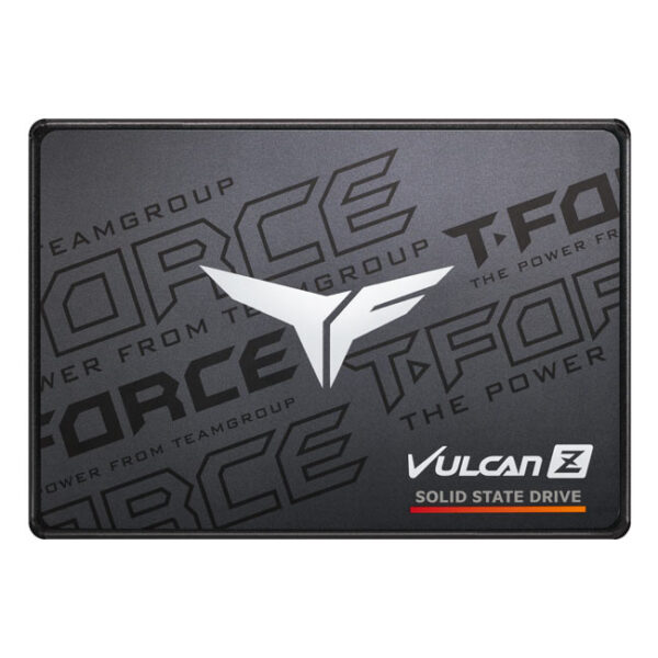 SSD INTERNO TEAMGROUP T FORCE VULCAN 256GB 2.5 SATA III 3D NAND 520 450 MBs NEGRO T253TZ256G0C101