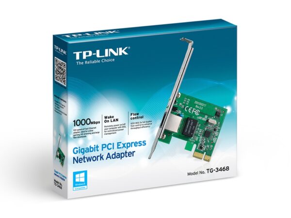 TARJETA DE RED TP-LINK (TG-3468) PCI EXPRES GIGABIT, 1  RJ45 - Imagen 2
