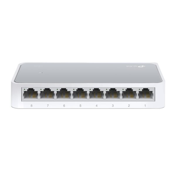 SWITCH TP-LINK (TL-SF1008D) ESCRITORIO, 8X ETHERNET, 10 GBPS, 1000 ENTRADAS, NO ADMINISTRABLE - Imagen 2