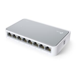 SWITCH TP-LINK (TL-SF1008D) ESCRITORIO, 8X ETHERNET, 10 GBPS, 1000 ENTRADAS, NO ADMINISTRABLE