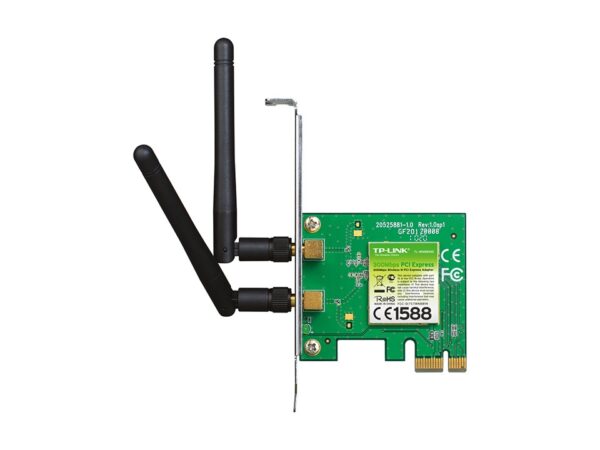 TARJETA DE RED TP-LINK (TL-WN881ND) PCI EXPRES,INALAMBRICO,300 MBPS,2.4GHZ,IEEE 802.11B/G/N,2 ANTENA