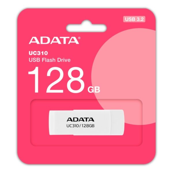 MEMORIA USB ADATA UC310 3.2 TIPO A 128G BLANCA UC310 128G RWH - Imagen 3