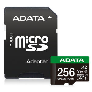 MEMORIA MICRO SD ADATA SPEED PLUS 256G SDXC UHS I U3 CL10 180MBS UD256GUI3V30A2SPRA1