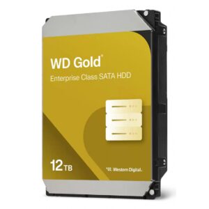 DISCO DURO INTERNO PC NEW WESTERN DIGITAL GOLD 12TB SATA III3.5 6GBITS 7200RPM 512MB CACHE WD122KRYZ