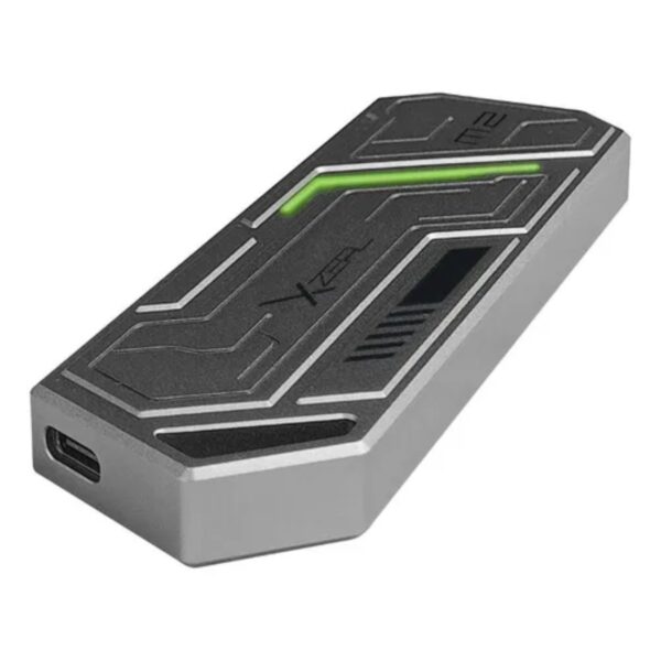 GABINETE P/SSD M.2 XZEAL (XZENNV1G) RGB, USB-C - Imagen 2