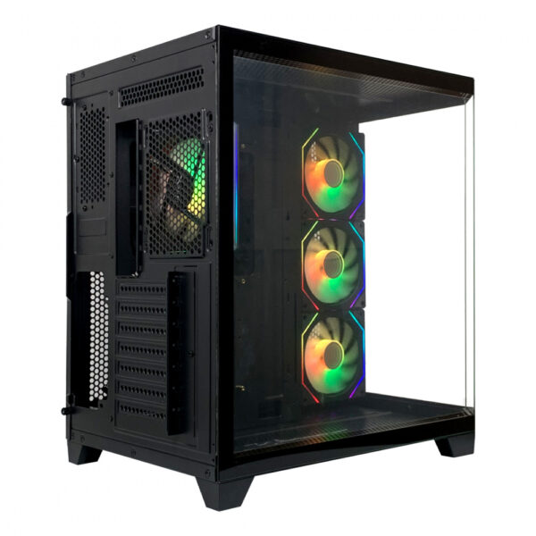 GABINETE XZEAL (XZGAXT1B) X-TRON,MICRO ATX,CRISTAL+METAL, 4*VENT ARGB,USB 3.0,SIN FUENTE,NEGRO - Imagen 5