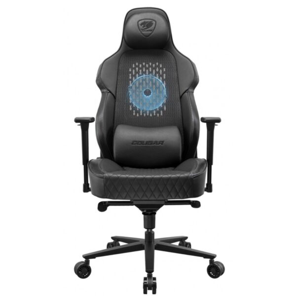 SILLA COUGAR NXSYS AERO BLACK ERGONOMICA MALLA / CUERO SINTETICO 160KG