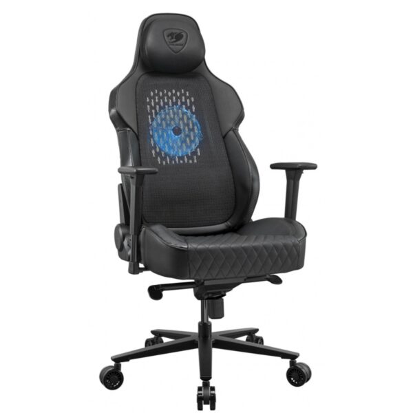 SILLA COUGAR NXSYS AERO BLACK ERGONOMICA MALLA / CUERO SINTETICO 160KG - Imagen 4