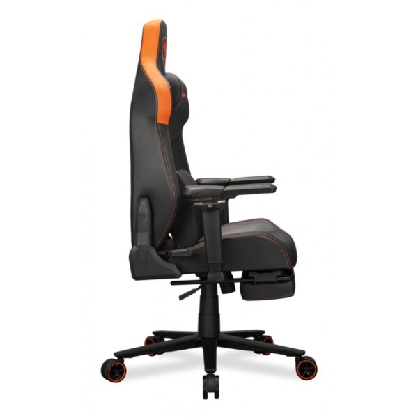 SILLA COUGAR ARMOR EVO M BLACK/ORANGE RECLINABLE  CUERO SINT.ETICO 160KG - Imagen 6