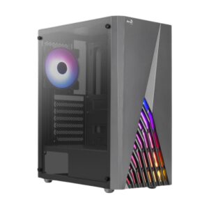 GAB AEROCOOL DELTA G V2 NEGRO, RGB, ATX