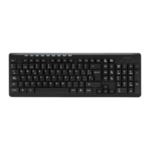 TECLADO INALAMBRICO ACTECK (AC-913973) TM100,RF USB,103 TECLAS,MULTIMEDIA,NEGRO
