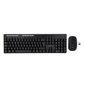 KIT TECLADO Y MOUSE INALAMBRICO ACTECK (AC-931748) MK450,RF USB,104 TEC,1600 DPI,NEGRO