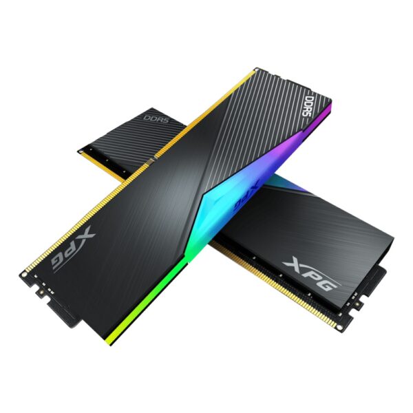 MEMORIA RAM ADATA XPG LANCER RGB DDR5 6400MTS 2X16GB CON DISIPADOR NEGRA AX5U6400C3216G DCLARBK