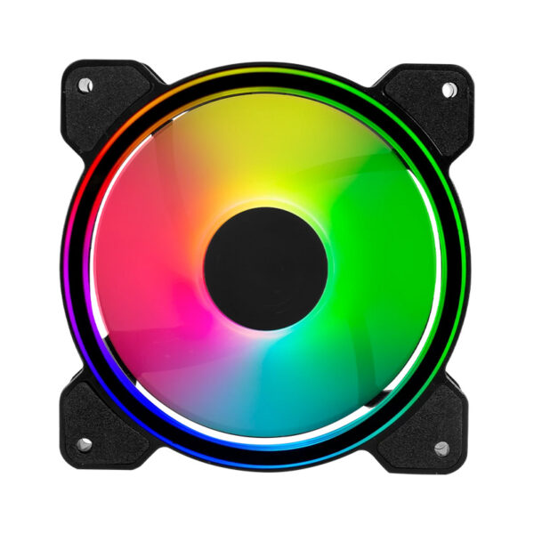 VENTILADORES P/GABINETE BALAM RUSH (BR-937986) EOLOX BLAZE EX50K,RGB,120 MM,3 FAN,NEGRO - Imagen 2